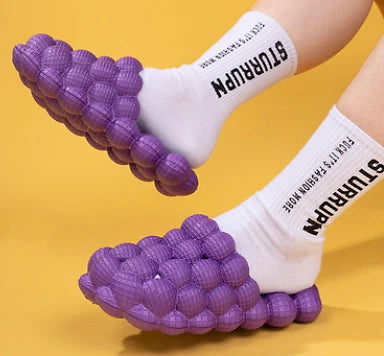 New Massage Mesh Bubble Bathroom Slides Home Indoor Anti-Skid New Fashion Shoes