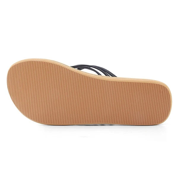 Summer Beach Non-slip Flip Flops Women Fashion Sandals Soft Floral Flat Shoes
