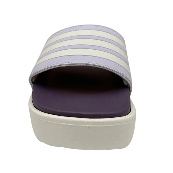 adidas Adilette Platform Slide Sandals Women’s Size 8-9 Lavender Comfort & Style
