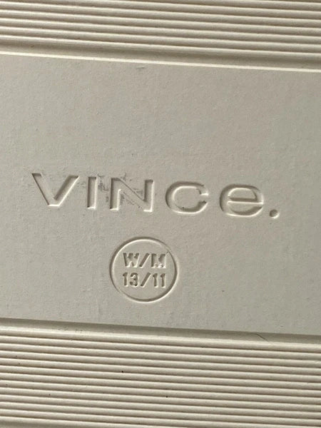 Vince Women's Sz 13 Watley Ivory Slip On Slide Sandals Shoes New