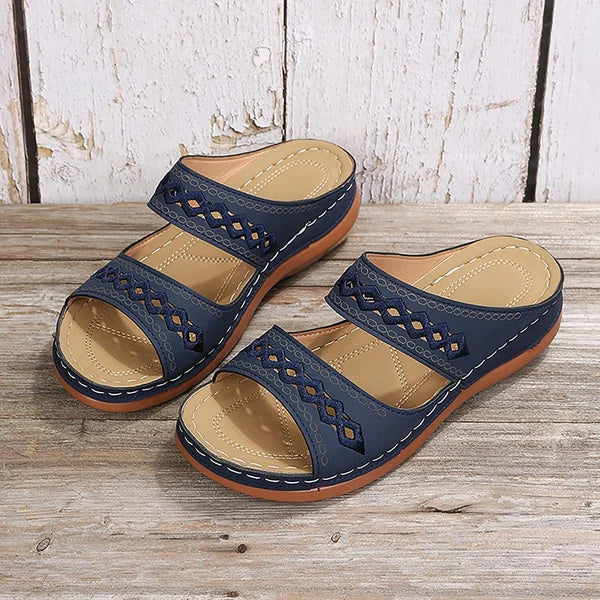 Sandals for Women Dressy Summer Fashion Orthotic Slides Ladies  Athletic Sandals
