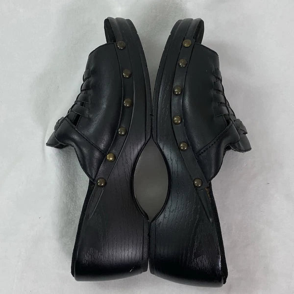 White Mountain Shoes Style: Bebop Sandal Woman's Open Toe Black Size 8M