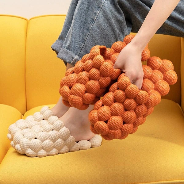 New Massage Mesh Bubble Bathroom Slides Home Indoor Anti-Skid New Fashion Shoes