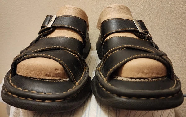 Vintage Y2K Born Sandals Womens Sz 8 Style B3463 Unisex Chunky Black