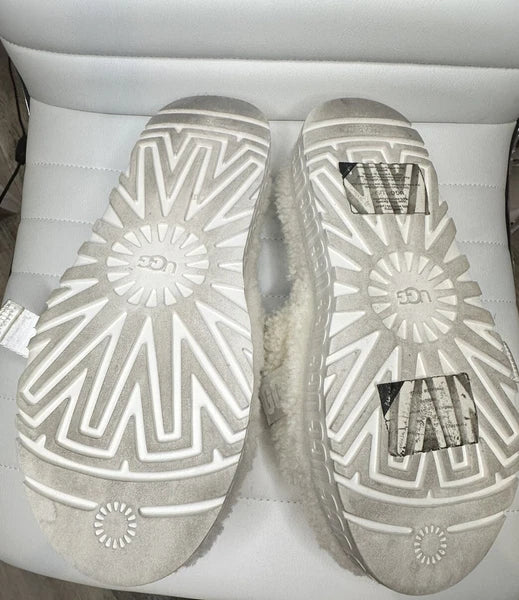 UGG FLUFFITA Cream WOMEN'S SANDALS STYLE # 1113475 US SIZE 9
