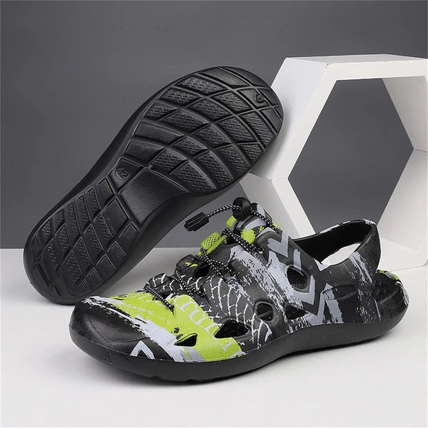 Men's Fashion Beach Slides Soft Slippers Non-slip Outdoor Breathable Sandals