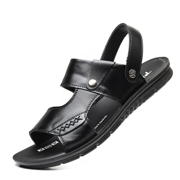 Mens Open Toe Sandals Slingback Slippers Summer Flat Beach Casual Fashion Shoes