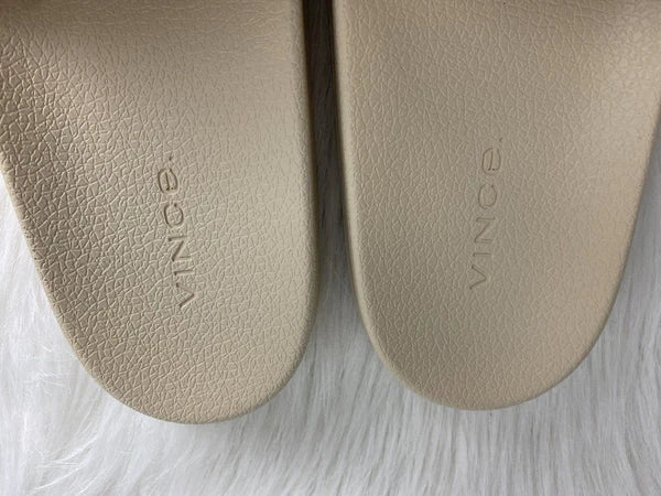 Vince Women's Sz 13 Watley Ivory Slip On Slide Sandals Shoes New