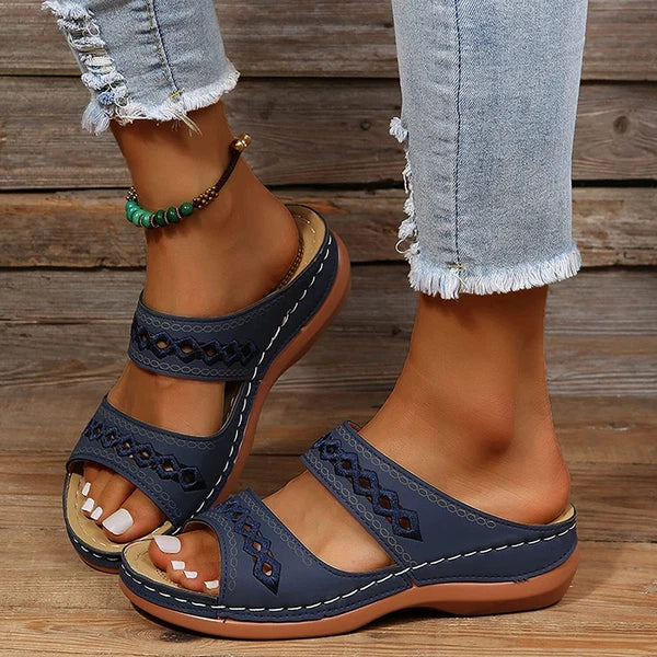 Sandals for Women Dressy Summer Fashion Orthotic Slides Ladies  Athletic Sandals