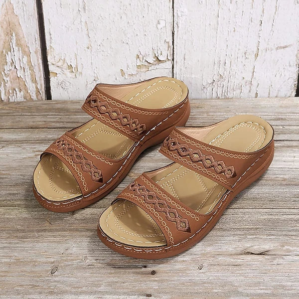 Sandals for Women Dressy Summer Fashion Orthotic Slides Ladies  Athletic Sandals