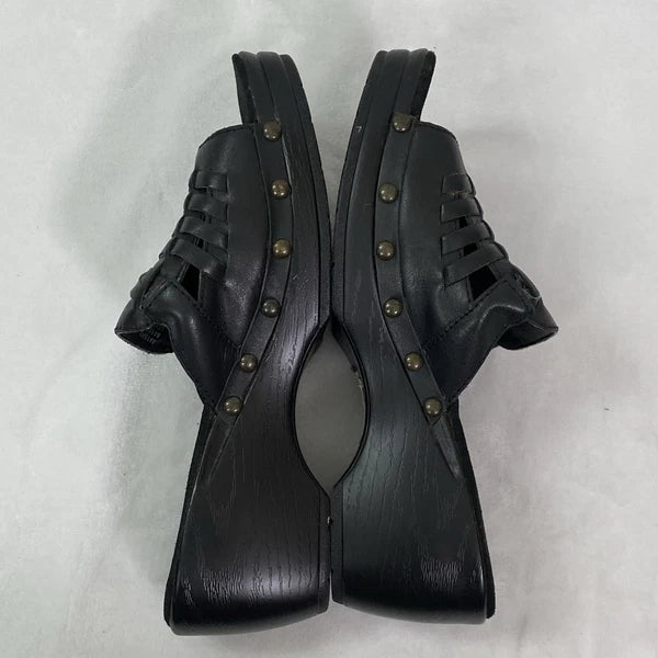 White Mountain Shoes Style: Bebop Sandal Woman's Open Toe Black Size 8M